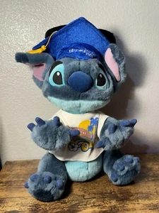 DISNEYLAND Resort STITCH GRADUATION 2004 MICKEY EARS CAP Gradnite SHIRT Plush - Picture 1 of 10