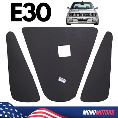 Hood insulation mats for BMW 3 Series E30 insulation soundproofing mats 3PCS - Image 1 of 4
