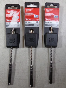 Broca para concreto Milwaukee 48-20-8292 3/16” x 7” SDS Plus 2 cortadores - ENVÍO GRATUITO - Imagen 1 de 2