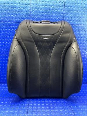 2015-2020 MERCEDES S600 FRONT RIGHT UPPER SEAT CUSHION BLACK LEATHER EXCULSIVE - Image 1 of 4