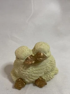 Vintage Torslow Denmark Miniature Ducks Figurine Two Ducks Hugging - Picture 1 of 8