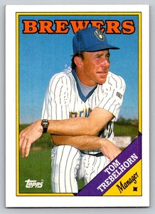 1988  Topps #224 Tom Trebelhorn Milwaukee Brewers