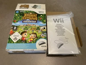 Only Box Animal Crossing Nintendo Wii Let’s Go To The City Limited Edition Pal - Zdjęcie 1 z 5