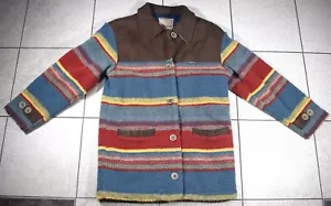 Abrigo a rayas Tsunami Canada Indigenous Collection para hombre o mujer, talla M/M” - Imagen 1 de 5