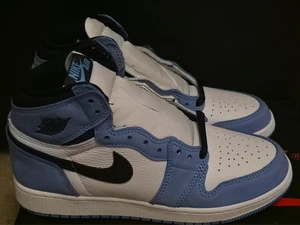 Nike Air Jordan 1 High GS 7Y blu universitario UNC 575441-134 - Foto 1 di 5