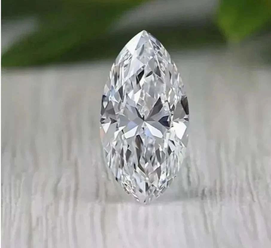 3 Ct Marquise Cut White CVD Lab Grown Diamond D VVS1 Clarity EGL Certified "5NSP - Image 1 of 2
