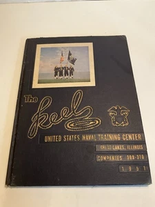 1951 US Naval Training Great Lakes Illinois Yearbook Yearbook Companies 309-310 - Bild 1 von 10