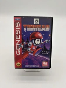 Tinhead Sega Genesis Completo CIB Autentico! Buone condizioni! RARO! Manuale colori - Foto 1 di 3