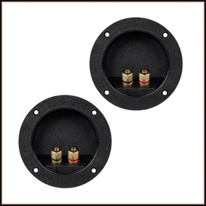 4-1/8" Poste de Encuadernación o Enchufe Banana Terminal Tazas para Caja de Altavoces (par) - Imagen 1 de 3