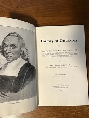 1927 History Of Cardiology; Inscribed - Image 1 of 4