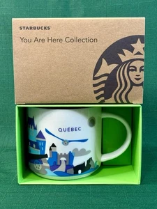 Starbucks QUEBEC CANADA You Are Here Ceramic Collector Coffee Mug Cup 14 oz 2015 - Picture 1 of 10
