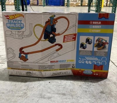 Hot Wheels Track Builder Unlimited Ultra Boost KitMotorized Track Set New Sealed - Image 1 of 3
