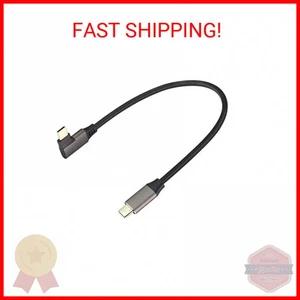 90 Degree USB 3.1 Type c to Type C Cable 60W&3A Right & Left Angled 3.1 USB Type - Picture 1 of 2