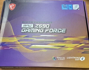 MSI MPG Z590 Gaming Force Gaming Motherboard (ATX, 11th/10th Gen Intel Core, LGA - Picture 1 of 12