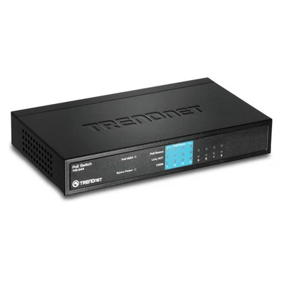 TRENDnet TPE-S44, Version A2.1R, 8-Ports (4 with PoE), Network Switch, Unmanaged - Image 1 of 3