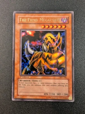 The Fiend Megacyber PSV-100 Ultra Rare 1st Edition HP/DMG - Image 1 of 4