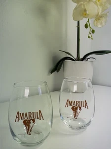 Set of 2 Amarula Liqueur Glasses – Genuine Branded Tumblers - Picture 1 of 3