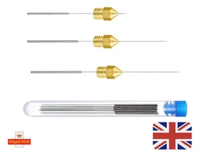 10 Pcs Imprimante 3D Buse Acier Inoxydable Aiguilles de Nettoyage Bambu Labs, Creailty - Photo 1/3