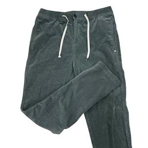 Vuori Pants Mens Medium Green Optimist Corduroy Pant Pull On Drawstring Jogger - Picture 1 of 10