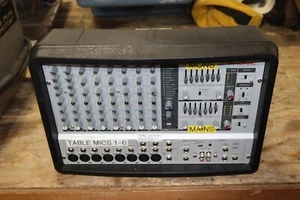 Phonic 865 PLUS PowerPod Series 2x300W Stereo Mixer 600W 8-Channel - Picture 1 of 2