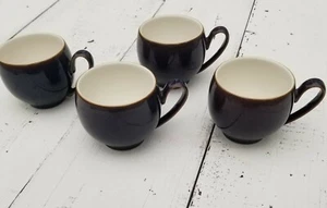 Denby England Stoneware Blue Set of 4 Mugs  - Picture 1 of 5