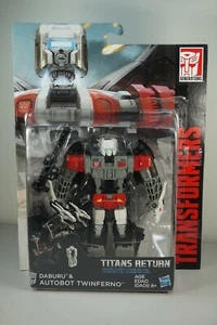 TRANSFORMERS Generations TWINFERNO & DABARU Headmasters Titans Return MIB! - Picture 1 of 6