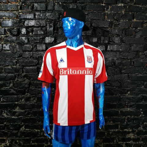 Stoke City Jersey Home football shirt 2008 - 2009 Le Coq Sportif Mens Size XL Cover