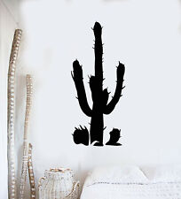 Vinyl Wall Decal Plant Cactus Desert Floral Nature Room Decor Stickers (g614)