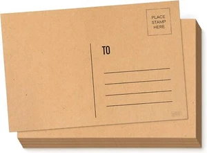 Tarjetas postales artesanales 4x6 en blanco 300 gsm haz tus propias postales imprimibles 60 piezas - Imagen 1 de 9