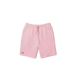 Lacoste Men's SPORT Tennis Fleece Shorts PINK GH2136-51 SIZE MEDIUM - Picture 1 of 3