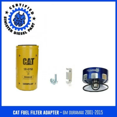 Sinister Diesel Cat Fuel Filter Adaptor for GM Duramax 2001-2015 - Image 1 of 3
