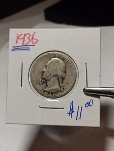 👉1936 Washington Silver Quarter Average Circulated Condition M/16 - Picture 1 of 2