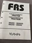 Kubota Frs Flat Rate M6800 M6800s M8200 M9000 Workshop Service Manual Tractor
