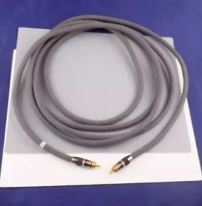 Monster 850SW RCA Subwoofer Cable 4M (13ft) Braided Cover 12-Angle-Cut Gold Plug - Picture 1 of 3