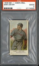 1909 E91-B American Caramel Sam Leever