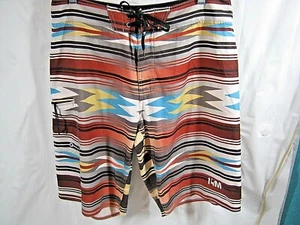 Loco Motion Board Shorts Trunks Size 34X10 Beach Surf Casual Swim Play Wake - Picture 1 of 6