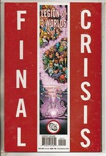 DC Comics Final Crisis Legion Of 3 Worlds #2 November 2008 Red Variant NM