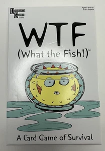 WTF What the Fish A Card Game of Survival Family/Strategy University Complete - Picture 1 of 5