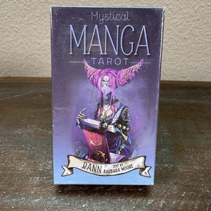 New Mystical Manga Tarot Mini Card Deck + Digital Guidebook Barbara Moore & Rann - Picture 1 of 4