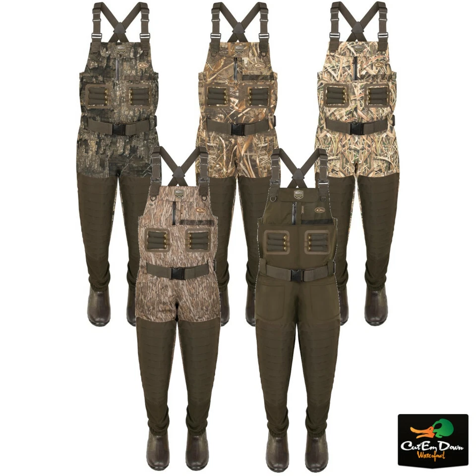 DRAKE WATERFOWL GUARDIAN ELITE UNINSULATED BREATHABLE CAMO CHEST WADERS - Image 1 of 4