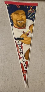 Mark McGwire St Louis Cardinals 1998 70 Record Breaking Home Runs Pennant 30x12" - Picture 1 of 2