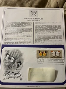 1977 American Butterflies First Day Of Issue Stamp - Picture 1 of 1