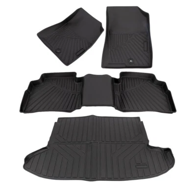 Rubber Floor Mats W/Cargo Liner Set for 2023-2025 Kia Sportage TPE All Weather - Image 1 of 4