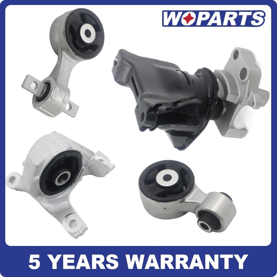 Engine AND Manual Trans Mount Set 4PCS FIT FOR 2006-2010 Honda Civic SI 2.0L 6SP - Image 1 of 4