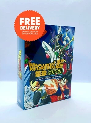 DVD Anime Dragon Ball SUPER Complete TV Series (1-131 End + 3 Movies) Eng Dub - Image 1 of 4
