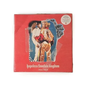 Halsey Hopeless Fountain Kingdom Red & Yellow Splatter Colored Vinyl - Picture 1 of 4