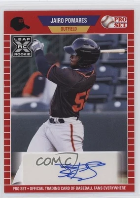 2021 Leaf Pro Set Baseball Blaster Auto Jairo Pomares #PS-JP1 Auto - Image 1 of 2