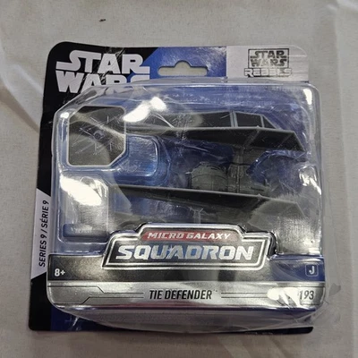 STAR WARS REBELS Micro Galaxy Squadron TIE Defender com Pilot Series 9 EM MÃOS  - Imagem 1 de 4