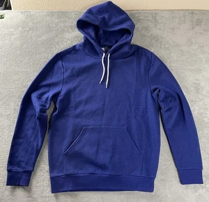 American Apparel Unisex Fleecepullover Kapuzenpullover royalblau Large neu ohne Etikett - Bild 1 von 12