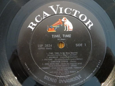 Ed Ames – Time, Time - 1967 - Vinyl LP VG RECORD ONLY - NO COVER - Image 1 of 4